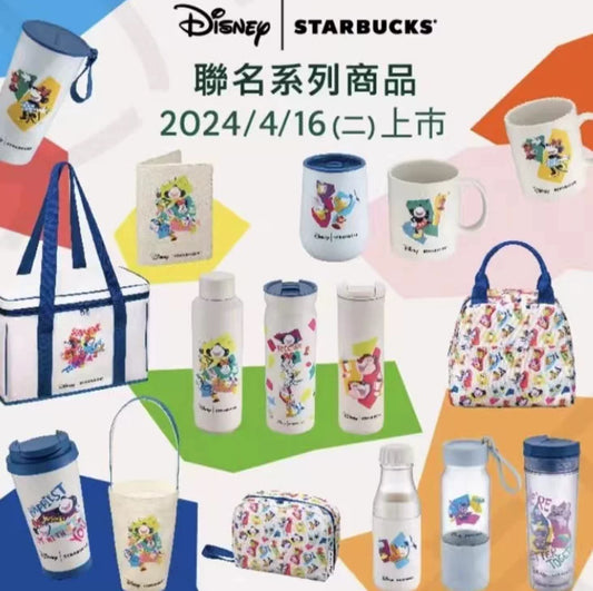 Starbucks Disney cobranded Taiwan 2024 series release on 16th April