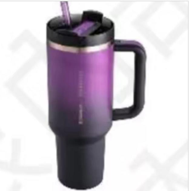 Stanley x Starbucks Purple Ombre Quencher Tumbler Taiwan Halloween glow in the dark 2024