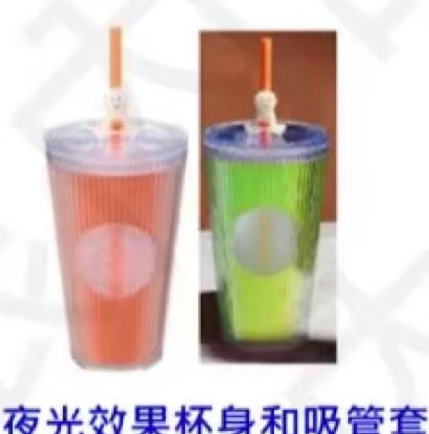 Stanley x Starbucks Purple Ombre Quencher Tumbler Taiwan Halloween glow in the dark 2024