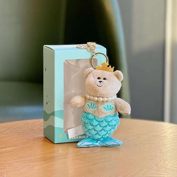 Mermaid Bearista Keychain China 25th Anniversary 2024