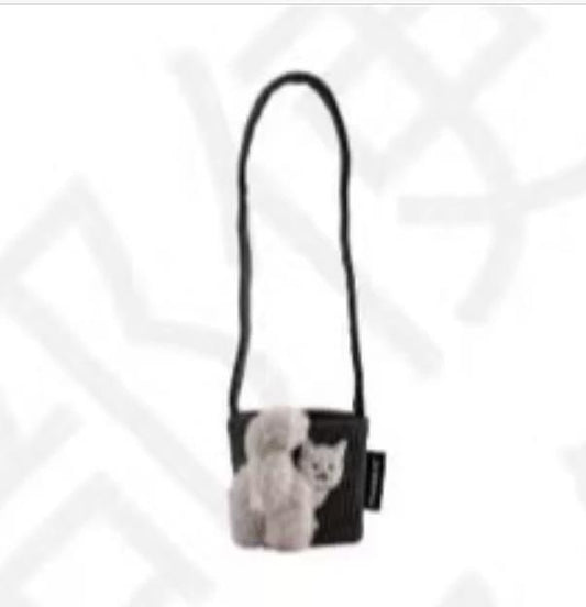 Grey Cat Tail Cup Holder / Carrier Taiwan Halloween 2024