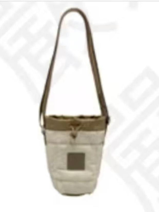 Khaki Nylon Quilted Bucket Bag Taiwan Autumn 2024