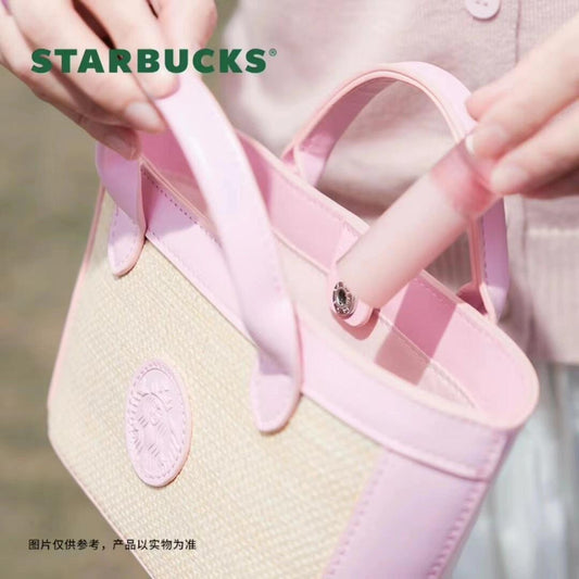 Starbucks 2024 China spring pink mini bag ship out in 10day's