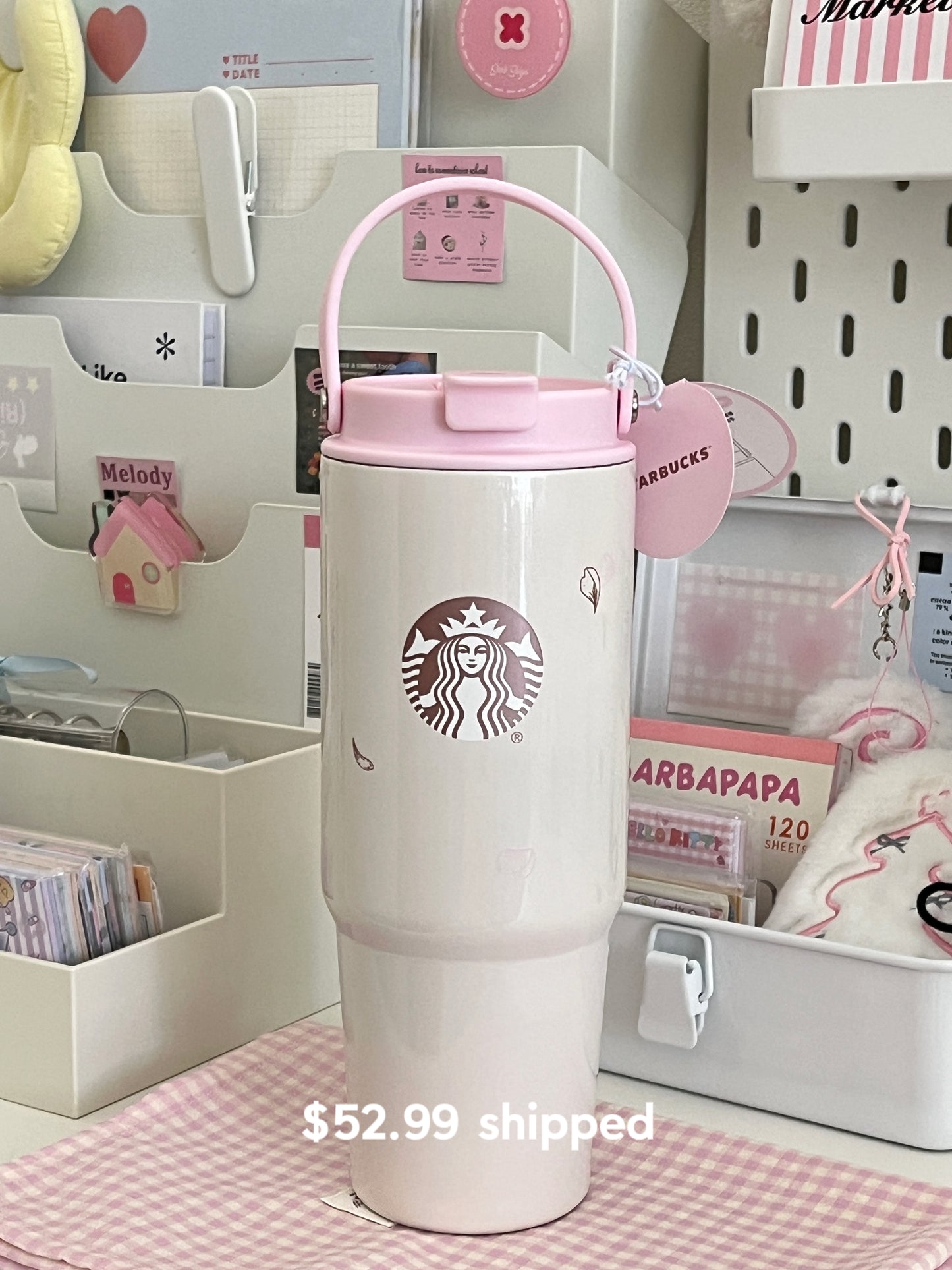 China Starbucks 2024 Sakura flip cup